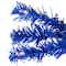 7ft. Pre-Lit Royal Blue Pine Artificial Christmas Tree, Clear Lights